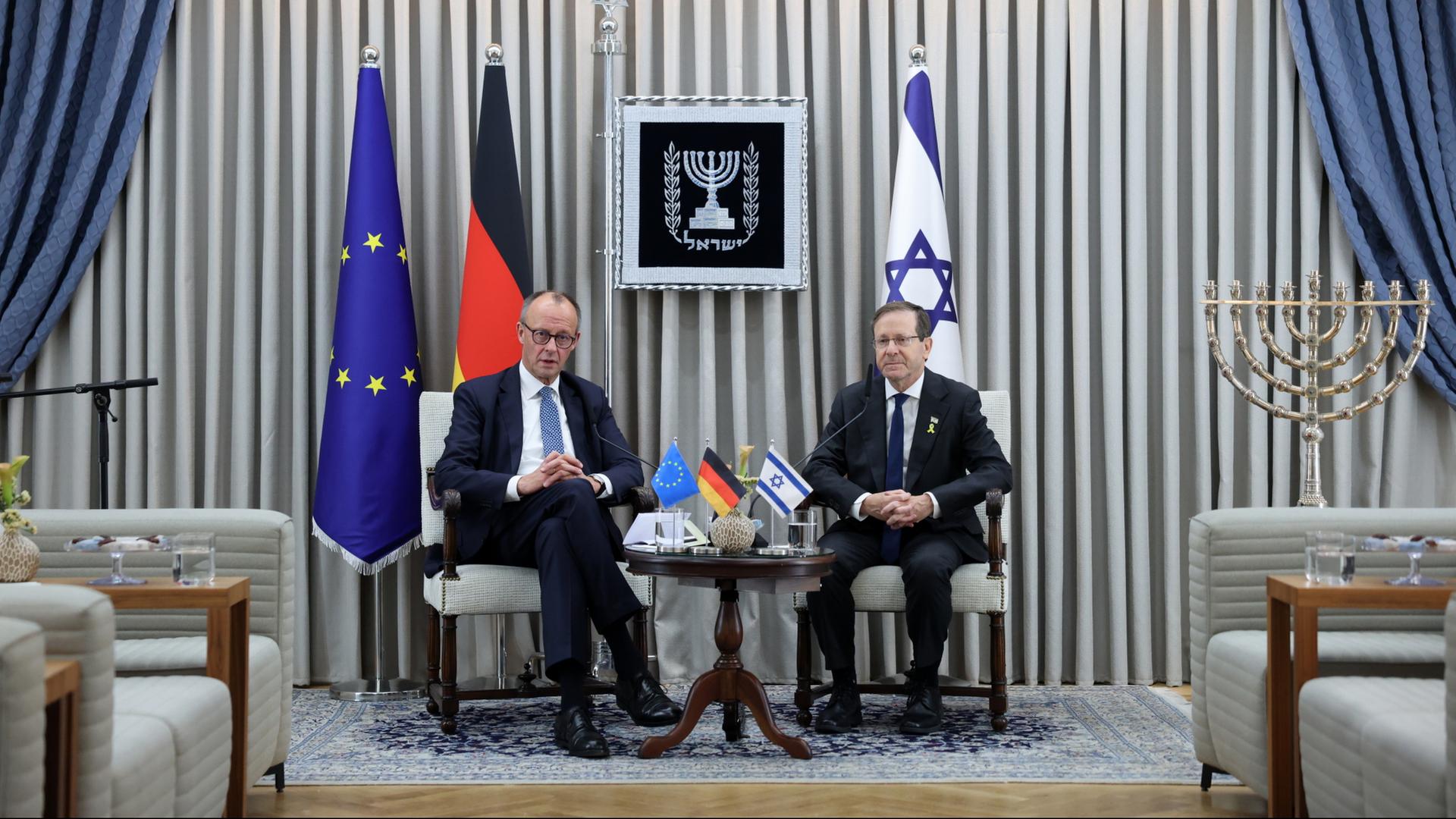 Besuch in Nahost: Merz wirbt für Zweistaatenlösung