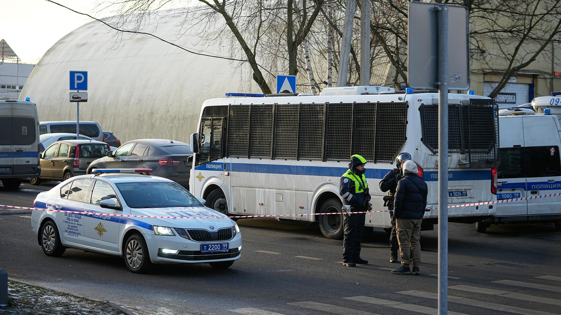 Polizisten bei Explosion in Moskau getötet