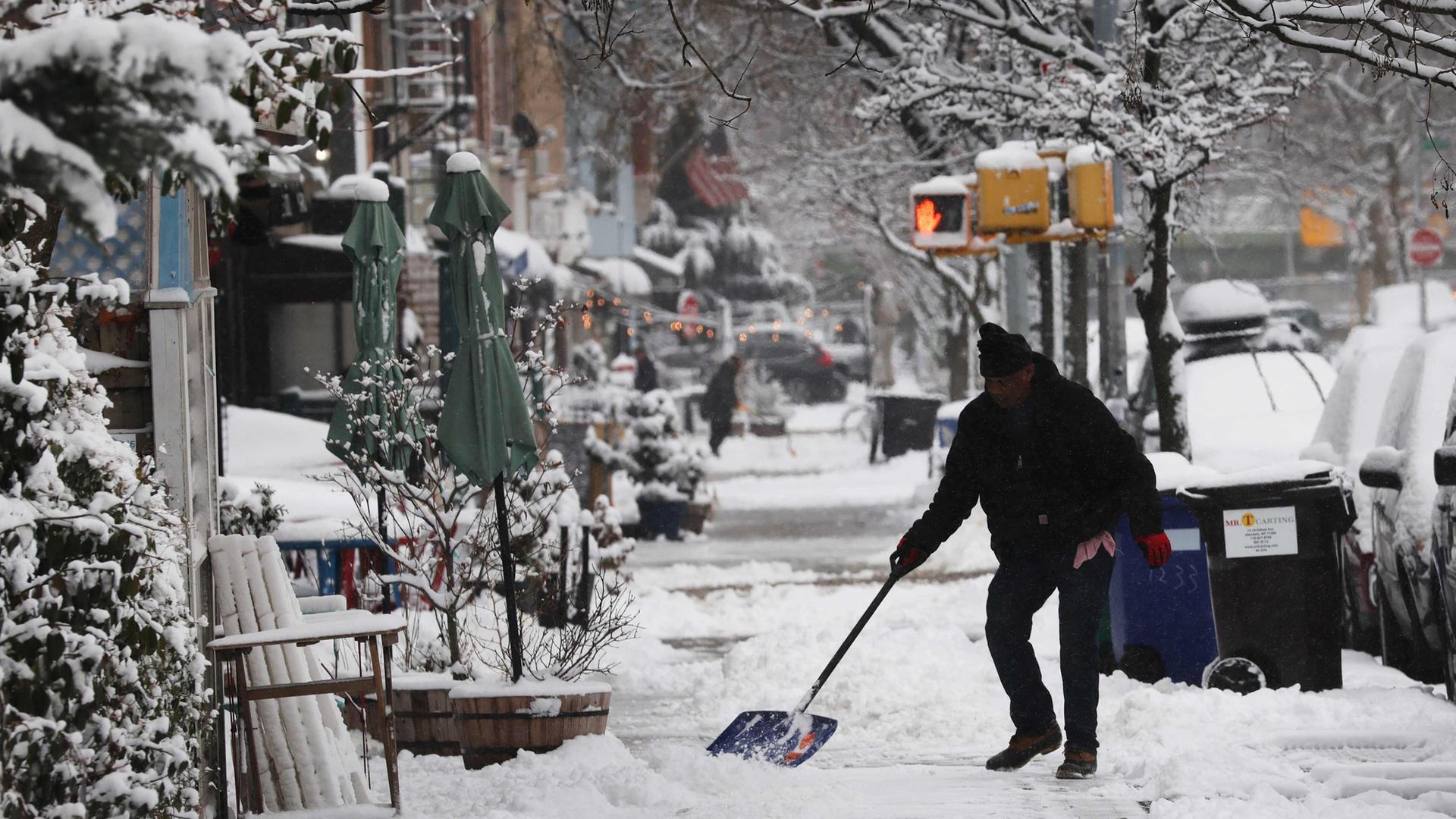 Schneereichster Wintersturm in New York seit Jahren