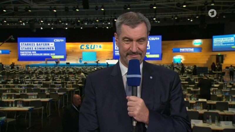 Söder über schwaches Wahlergebnis: „Man hat immer gern ein bisschen mehr“