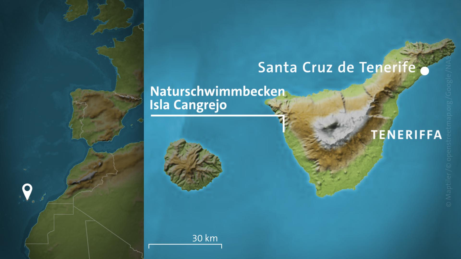 Vier Menschen nach Riesenwellen vor Teneriffa ertrunken