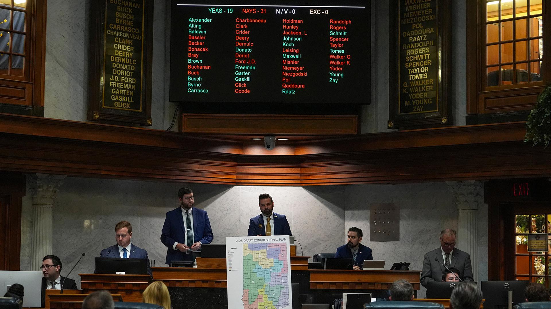 Niederlage für Trump: Republikaner in Indiana lehnen neue Wahlkreise ab