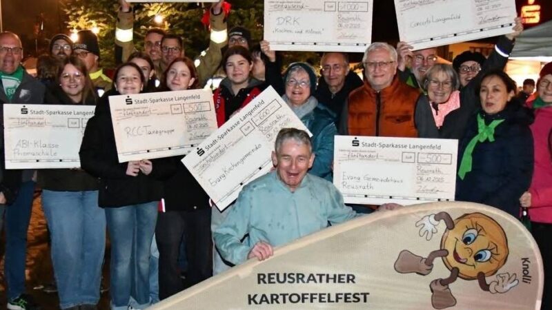 In Langenfeld-Reusrath: Auf dem Kartoffelfest wurde gesammelt – nun wurden die Spenden verteilt