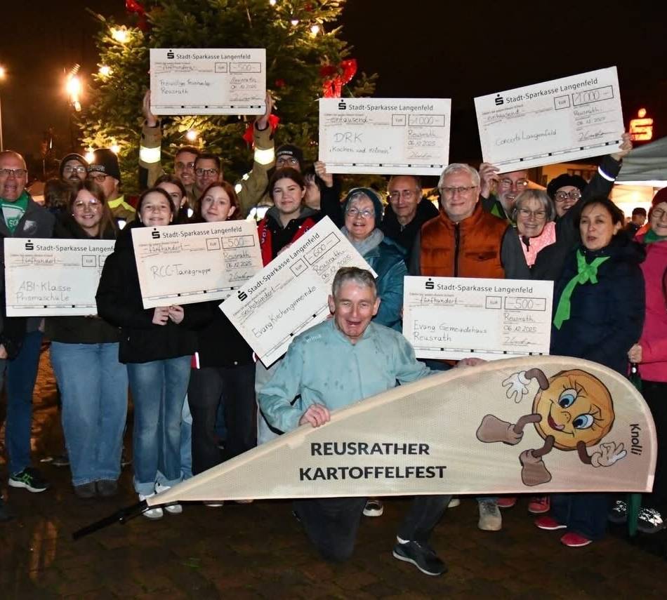 In Langenfeld-Reusrath: Auf dem Kartoffelfest wurde gesammelt – nun wurden die Spenden verteilt