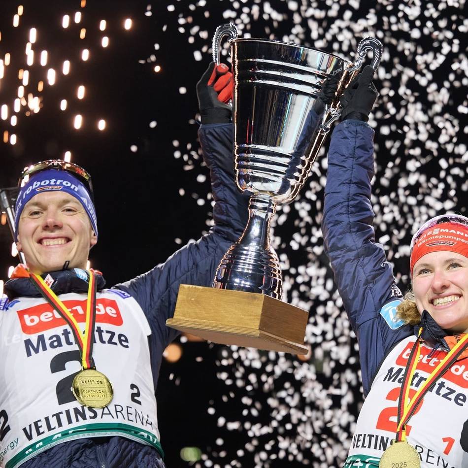 Emotionales Biathlon-Event: Nach neun Jahren – Hettich-Walz und Strelow beenden Durststrecke auf Schalke