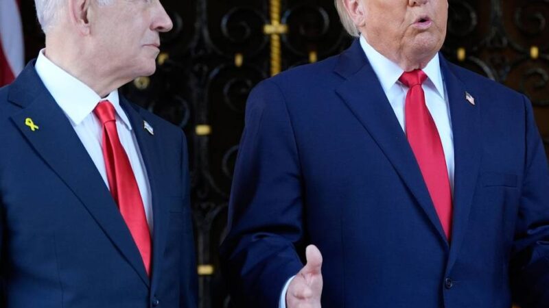 Treffen in Florida: Trump droht während Netanjahu-Besuch dem Iran und der Hamas