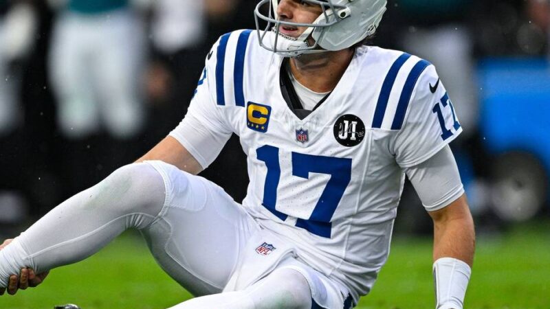 NFL: Colts-Quarterback Jones verletzt sich an Achillessehne