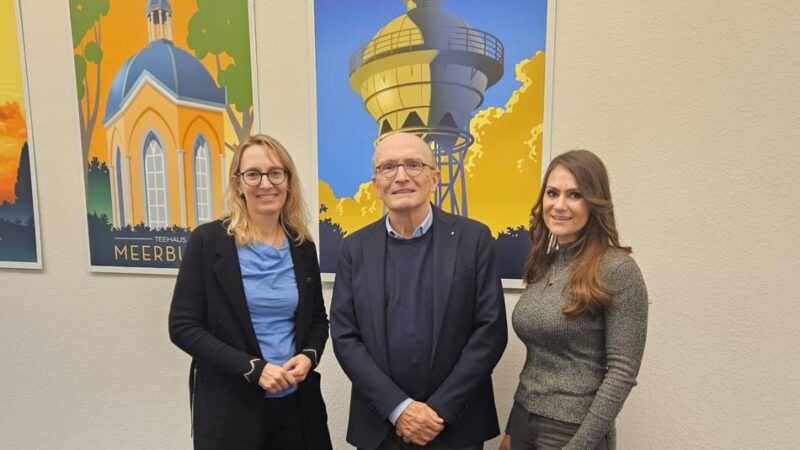 Förderung in Meerbusch: Amprion übergibt Spende von 2500 Euro Bürgerstiftung