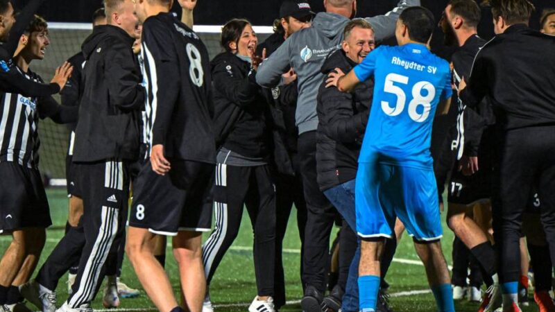 Als Tabellenführer in die Winterpause: Vier Tore in Halbzeit zwei – Rheydter SV dreht Partie gegen den PSV