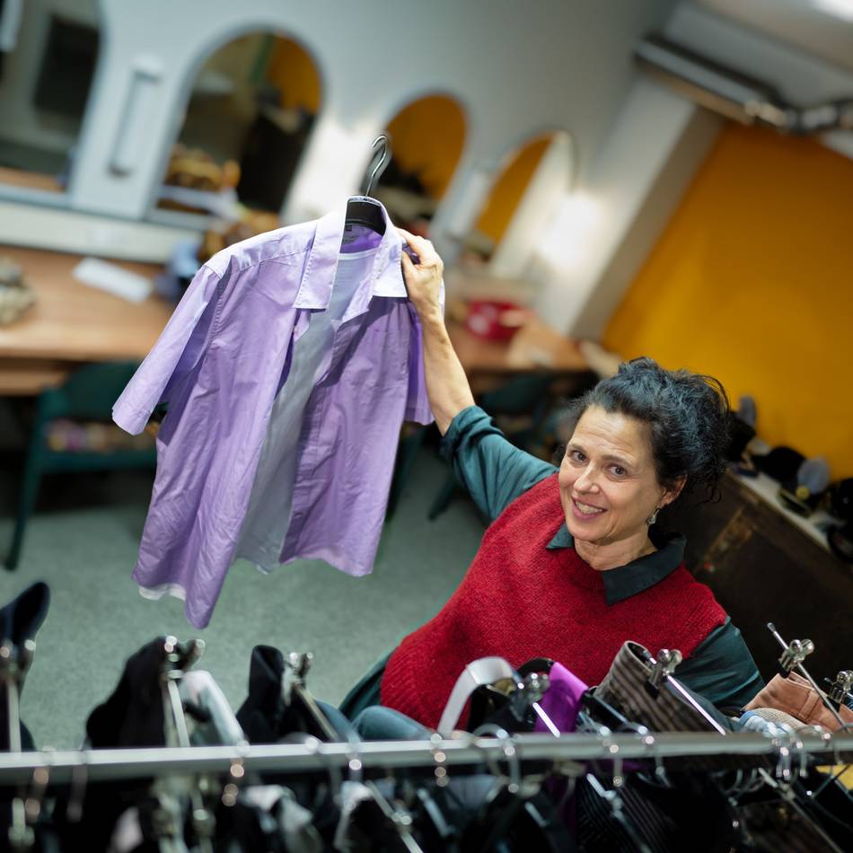 Künstlergarderobe Schauplatz Langenfeld: Zigarette, Wein und Mettbrötchen gegen das Lampenfieber
