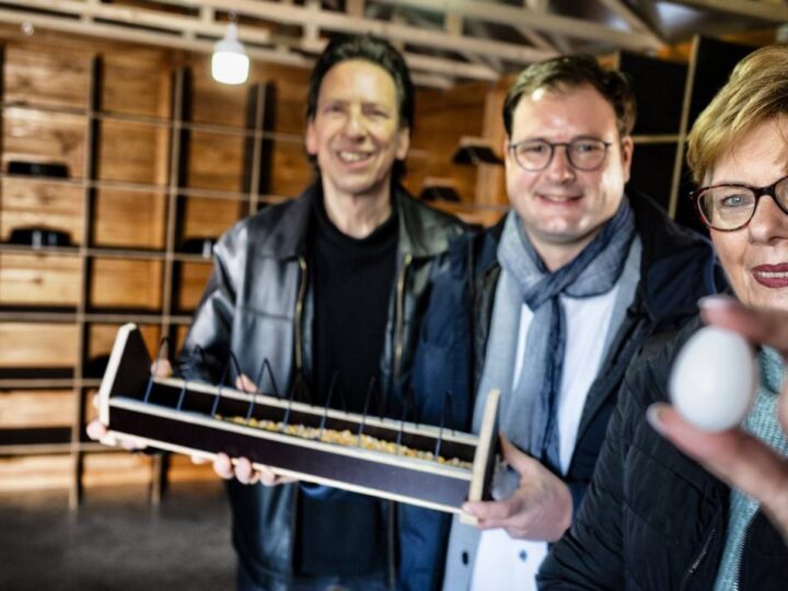 Auf dem „Sass“-Parkdeck: Jetzt hat Langenfeld endlich auch ein Taubenhaus