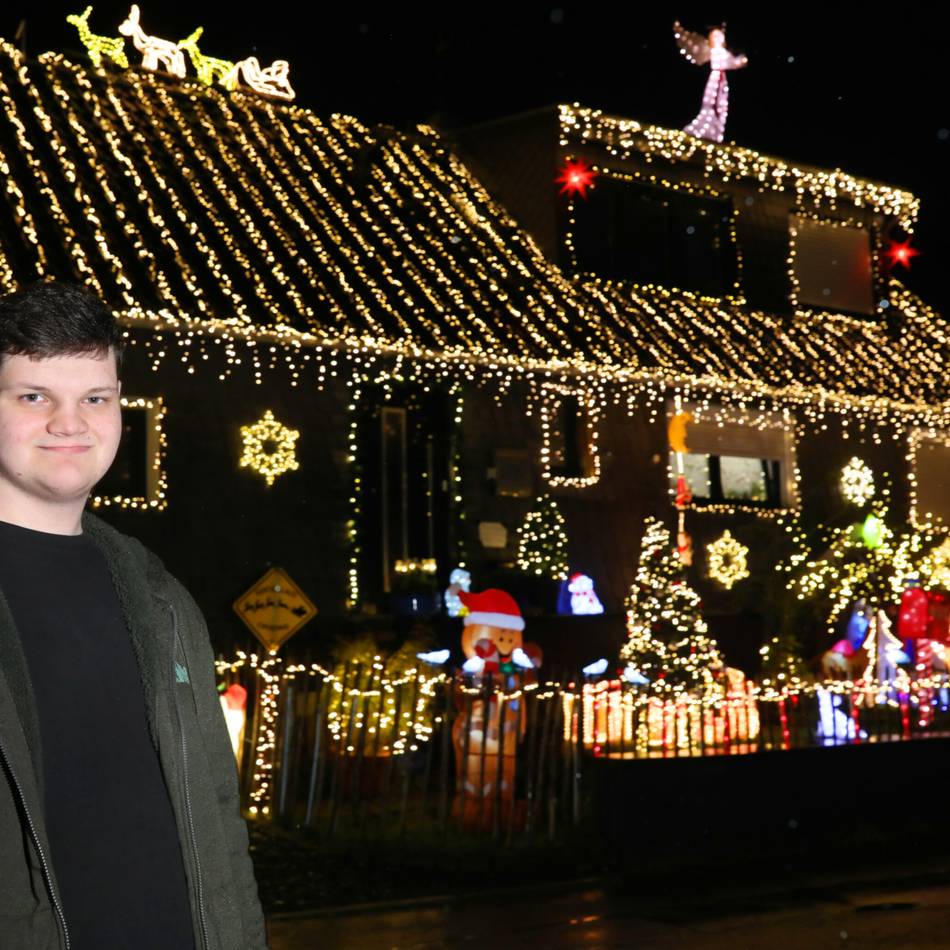 Halloween-Haus-Macher knippst Weihnachtsfreude an: Von der Dunkelheit ins Licht