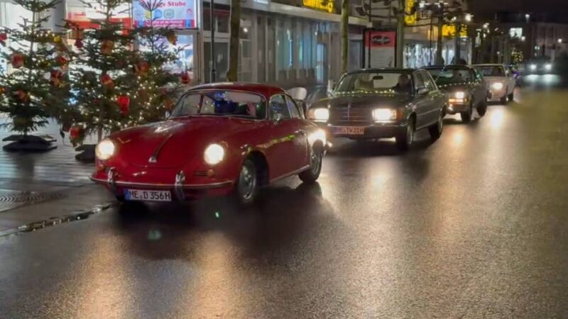 Am Nikolaustag: Lichterfahrt der Oldtimerfreunde quer durch Langenfeld