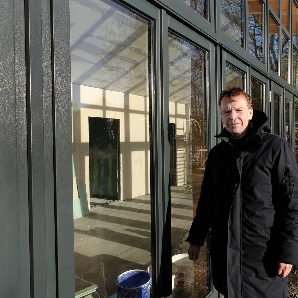 Im Poensgenpark wird gebaut: Ein neues Traubenhaus entsteht