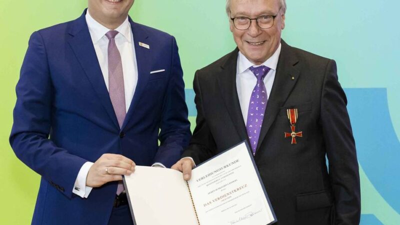 Bundesverdienstkreuz für Burkhard Landers: „Ein wirklich feiner Mensch, dem es immer um die Sache ging“