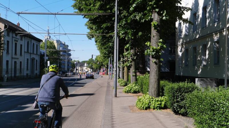 Parken an der Düsseldorfer Straße in Ratingen: Fraktion fordert Maßnahmen gegen Radwegparker