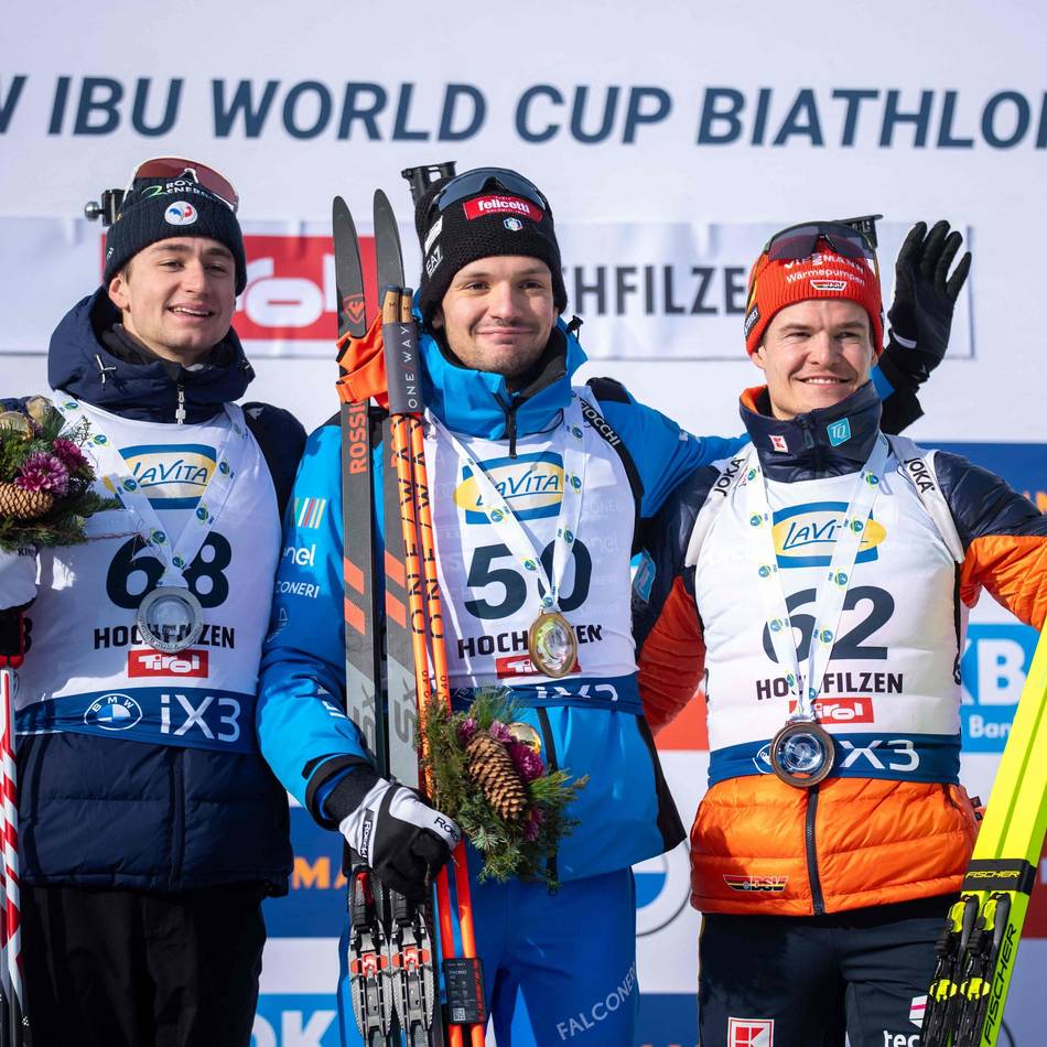 Durststrecke beendet: Biathlet Horn bejubelt ersten Podestplatz seiner Karriere