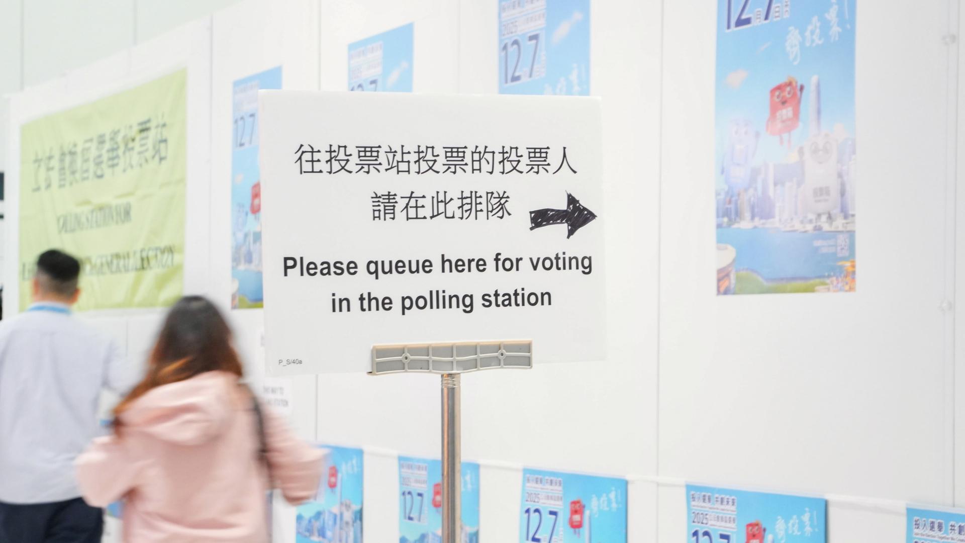 Hongkonger Parlamentswahl im Schatten der Brandkatastrophe